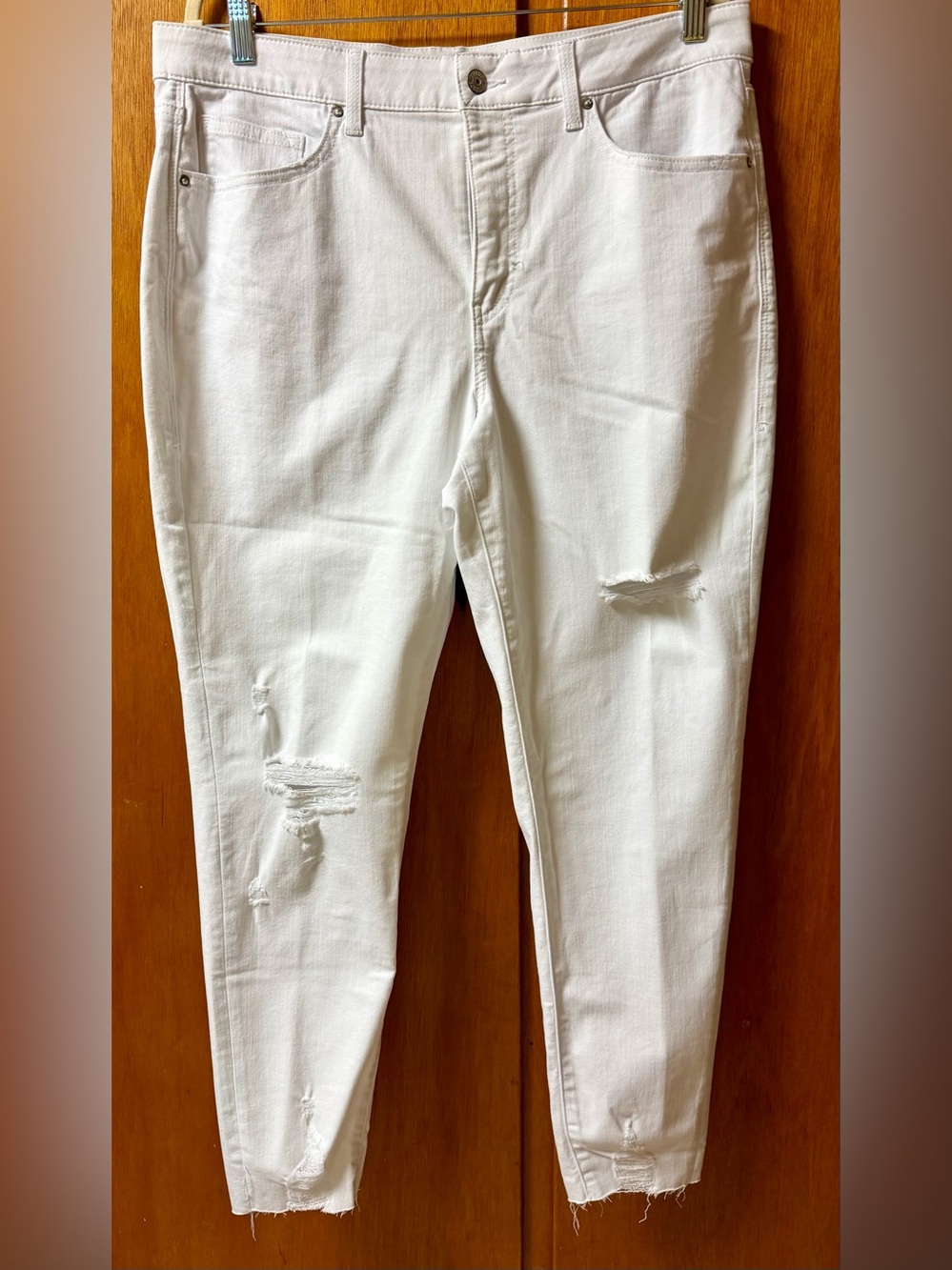 LuLaRoe Solid White Denim Jeans NWOT